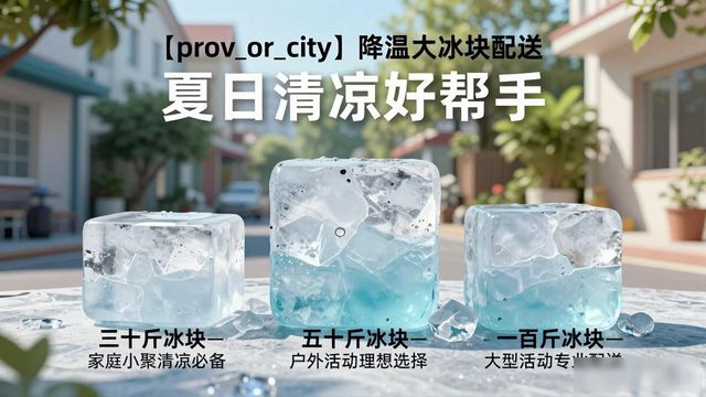 萧山降温大冰块配送 夏日清凉好帮手